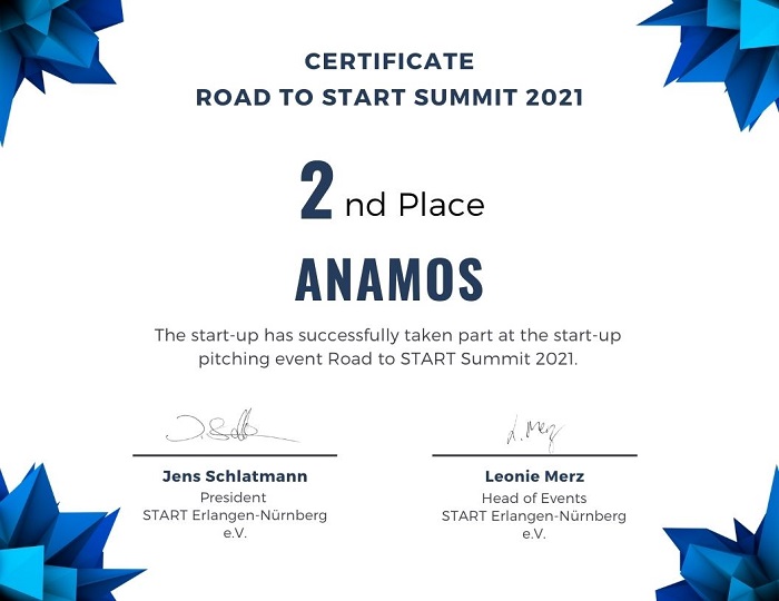 Second place at the Road to START Summit 2021